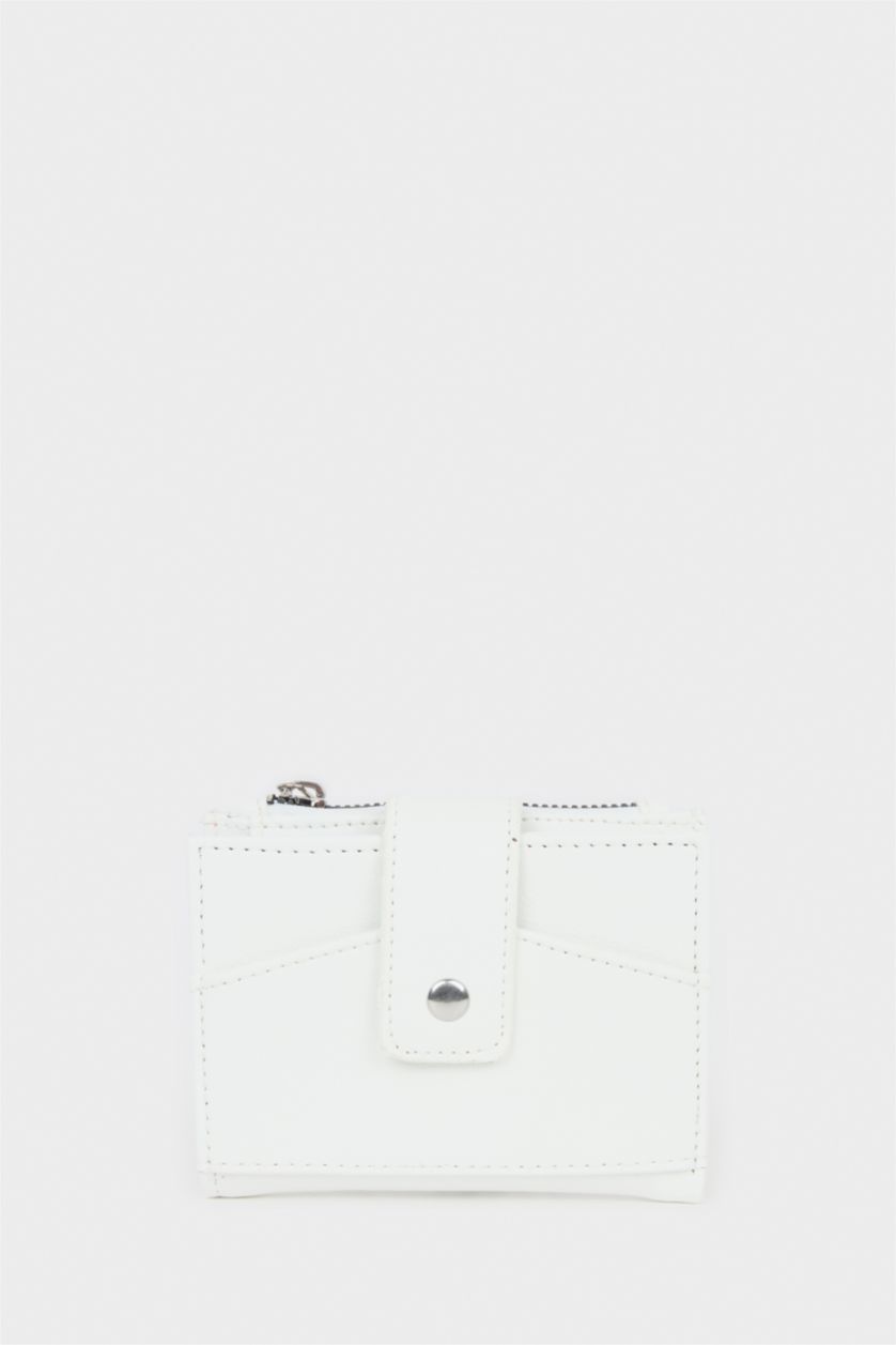 Kadın Beyaz Kadın Suni Deri Cüzdan