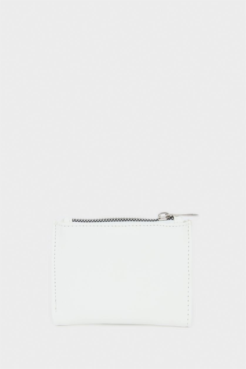 Kadın Beyaz Kadın Suni Deri Cüzdan