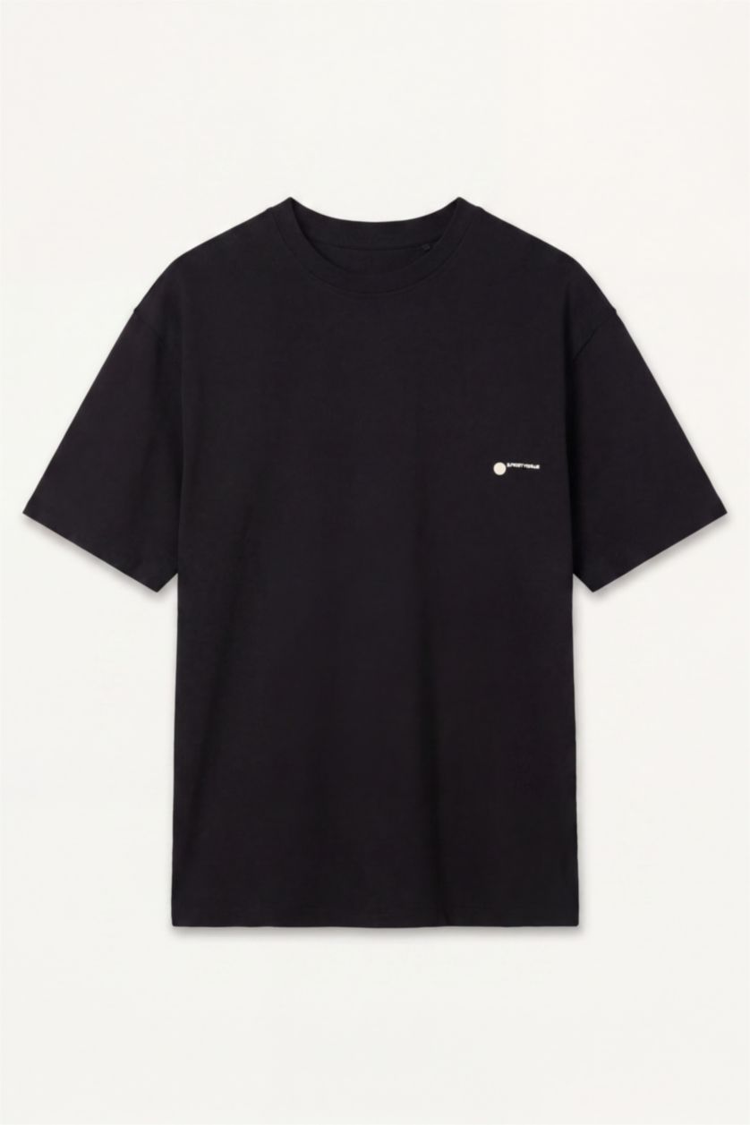 MAN Black Boxy Fit Short Sleeve T-Shirt