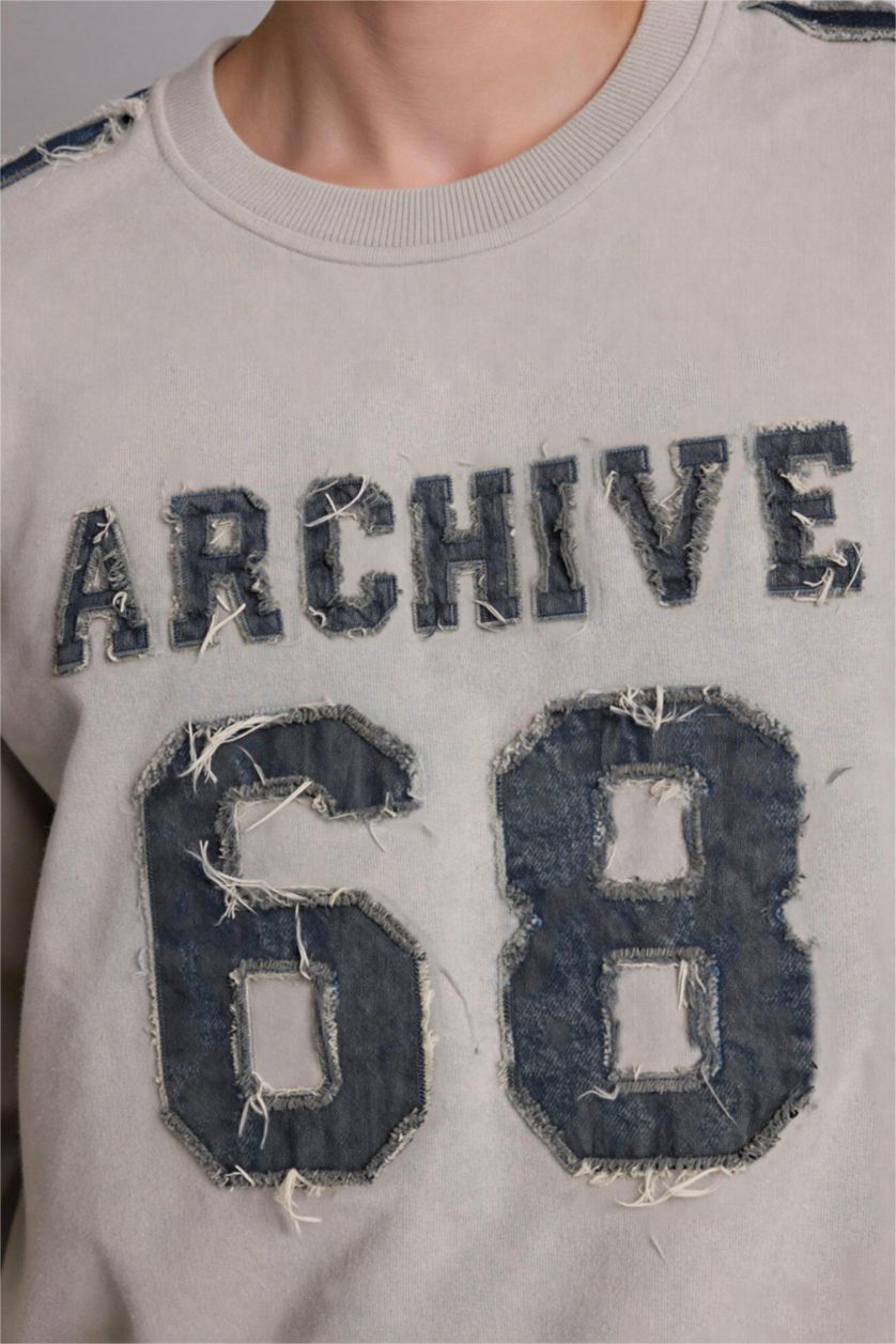 Man Stone سويت شيرت اوفر سايز