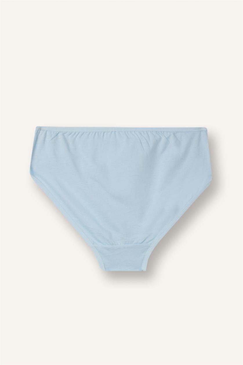 Young Girls - Teen Girls Light Blue Girl 3 piece Printed Slip Panty