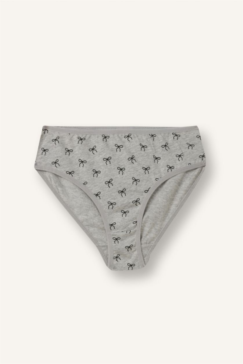 Young Girls - Teen Girls Light Blue Girl 3 piece Printed Slip Panty