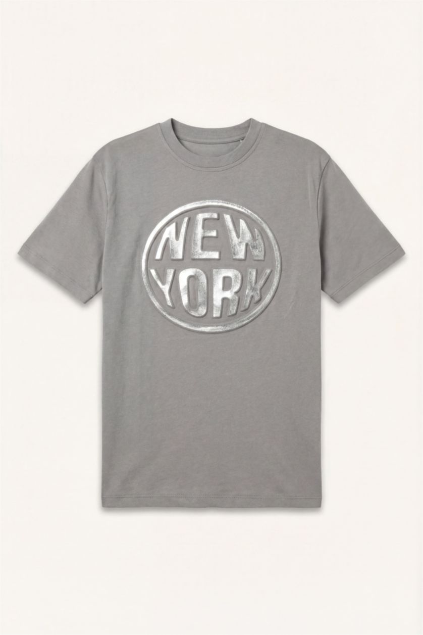 Boys & Teens Grey Short Sleeve T-Shirt