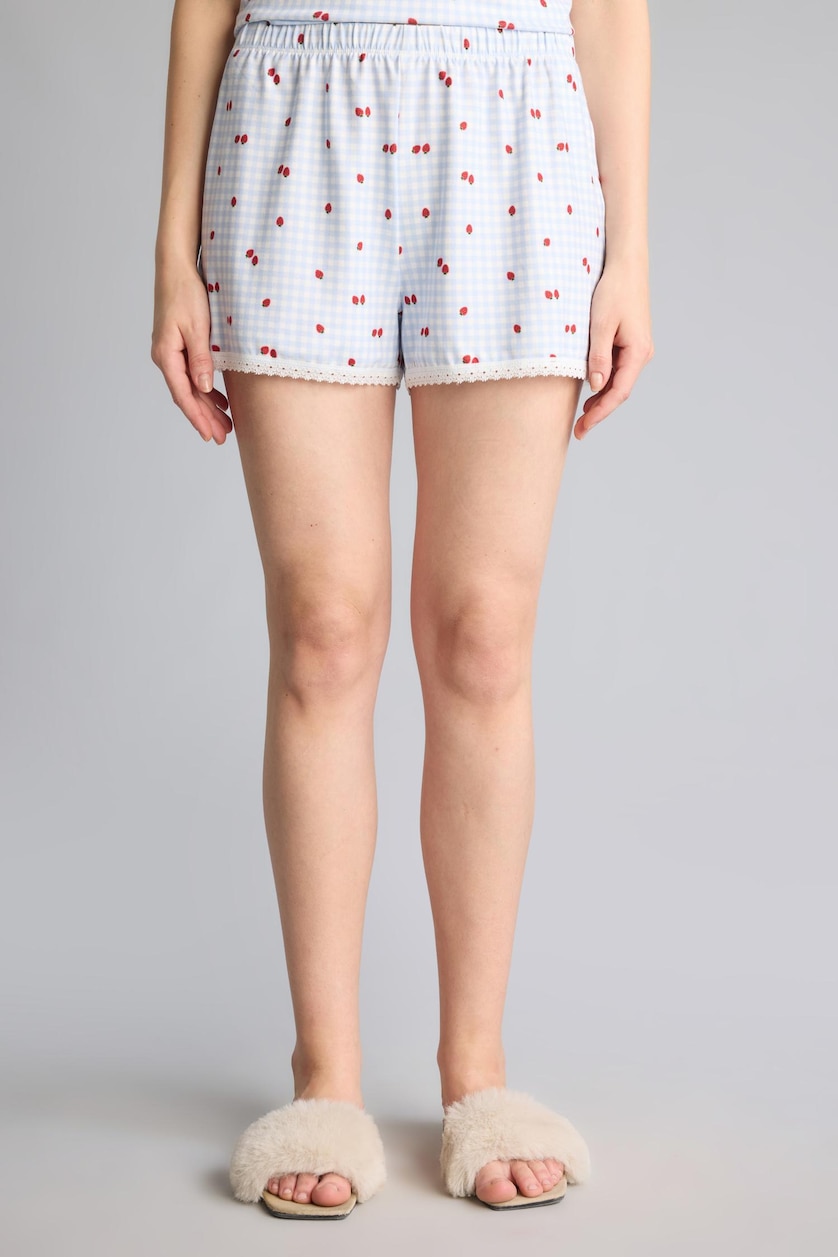 Kadın Açık Mavi Regular Fit 2'Li Pijama Takımı