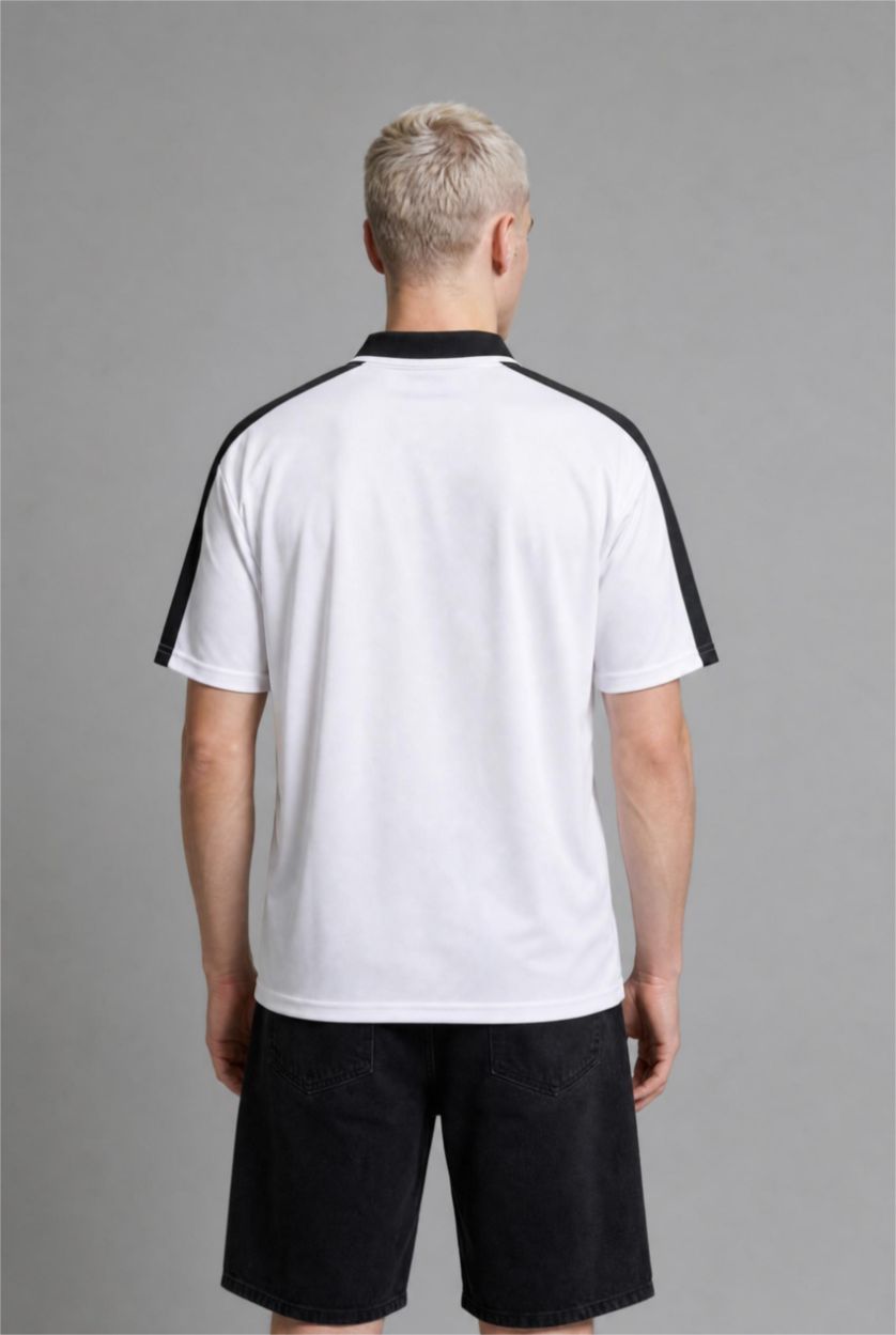 MAN White Loose Fit Short Sleeve T-Shirt