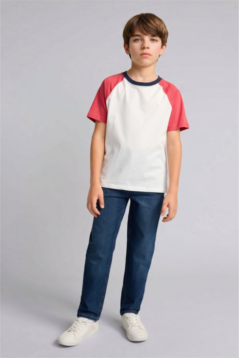 BOYS & TEENS Light Bordeaux Boy 100% Cotton T-Shirt