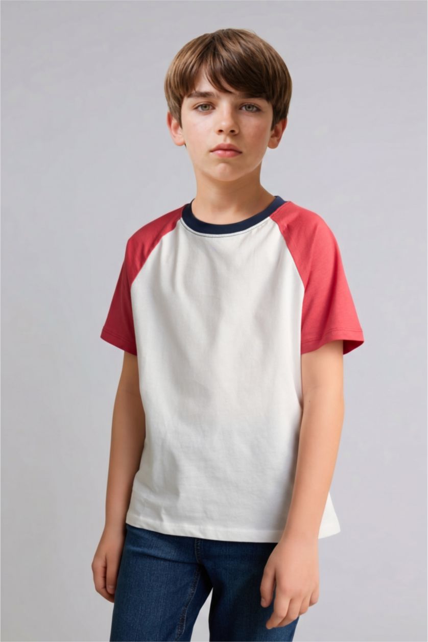 BOYS & TEENS Light Bordeaux Boy 100% Cotton T-Shirt