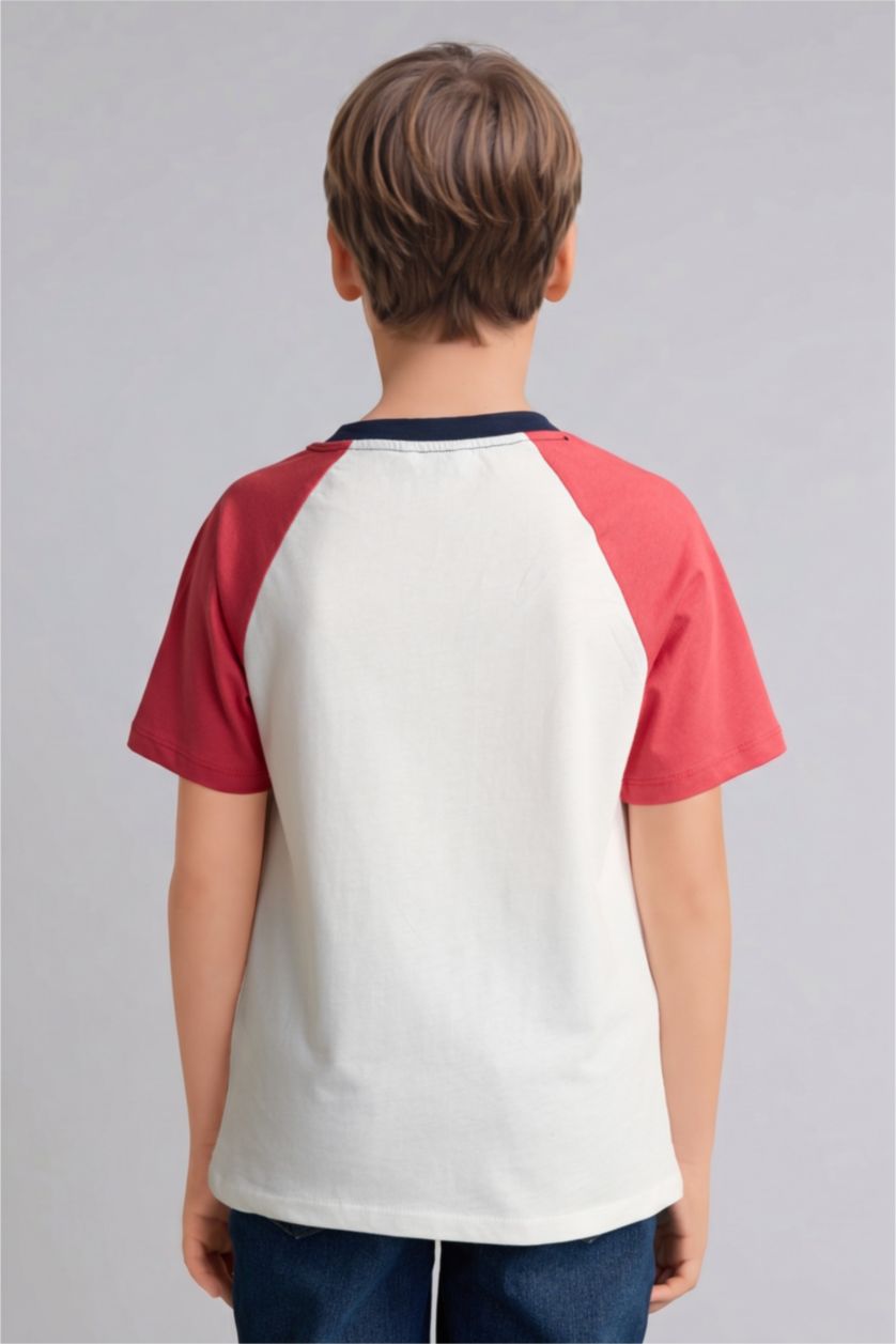 BOYS & TEENS Light Bordeaux Boy 100% Cotton T-Shirt