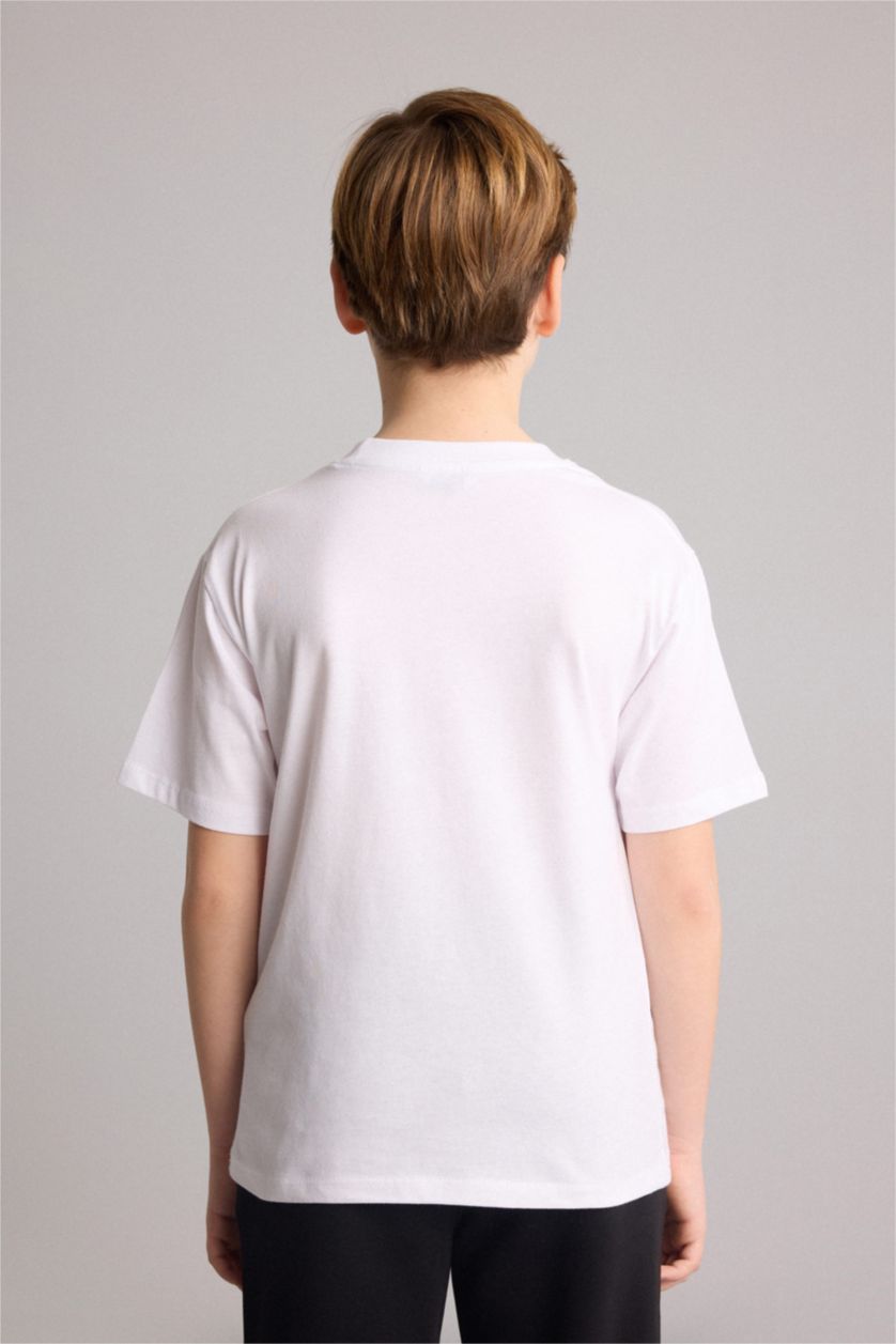 Young Boys - Teen Boys White Short Sleeve T-Shirt