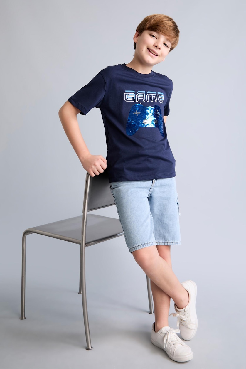Young Boys - Teen Boys NAVY Short Sleeve T-Shirt