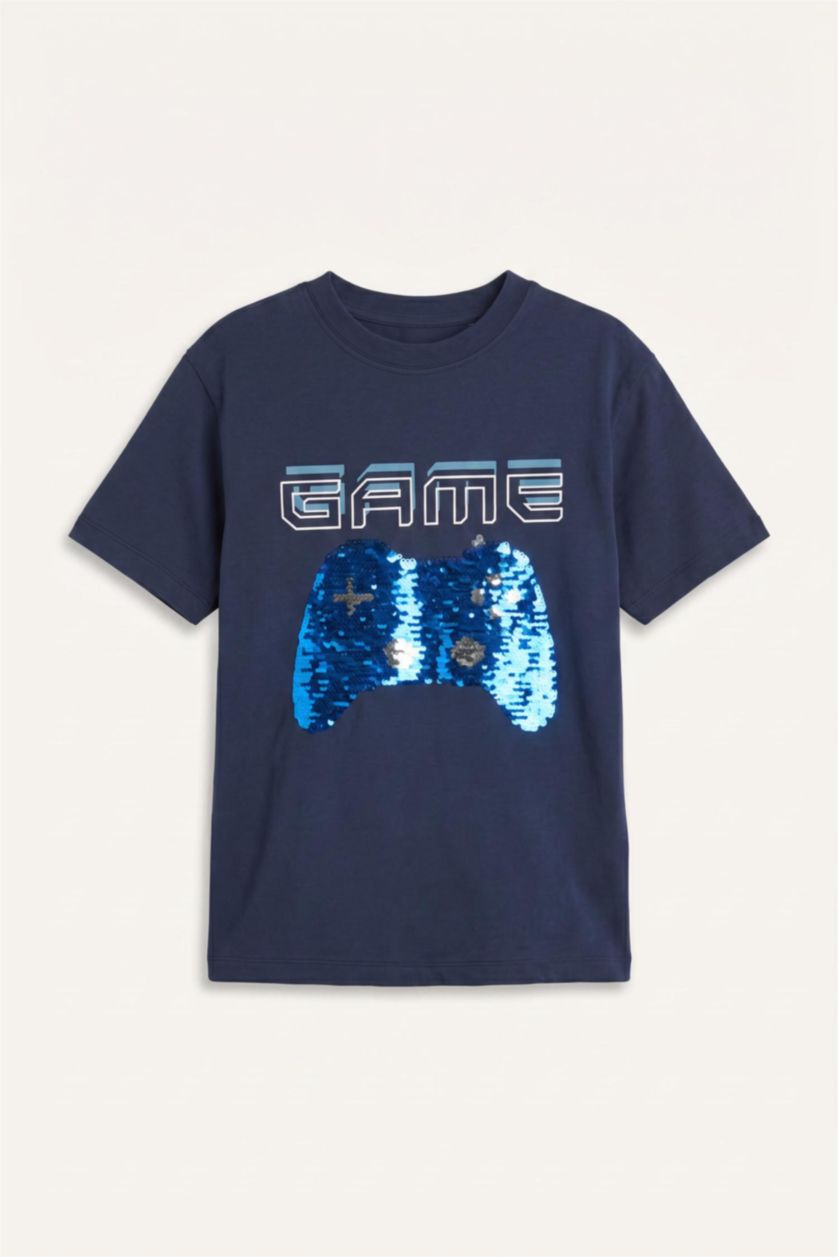 Boys & Teens NAVY Short Sleeve T-Shirt