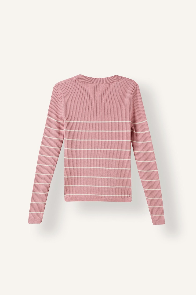 GIRLS & TEENS Dark Rose Girl Regular Fit Crew Neck Sweater