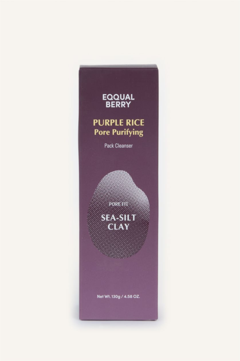 Woman Dark Purple Eqqualberry Purple Rice Pore Purifying Pack Anti-Pore and Exfoliating 130g
