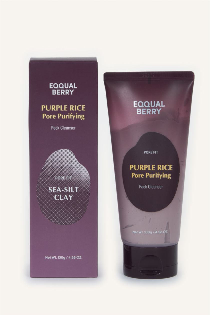 Woman Dark Purple Eqqualberry Purple Rice Pore Purifying Pack Anti-Pore and Exfoliating 130g
