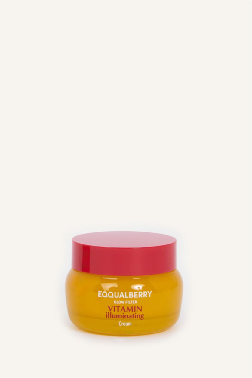 Woman Dark Yellow Eqqualberry Vitamin Illuminating Cream Brightening Anti-Blemish 5% Niacinamide Ceramide