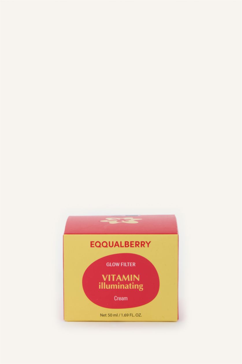 Woman Dark Yellow Eqqualberry Vitamin Illuminating Cream Brightening Anti-Blemish 5% Niacinamide Ceramide