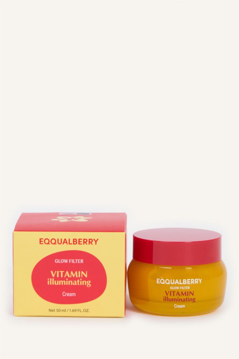 Woman Dark Yellow Eqqualberry Vitamin Illuminating Cream Brightening Anti-Blemish 5% Niacinamide Ceramide