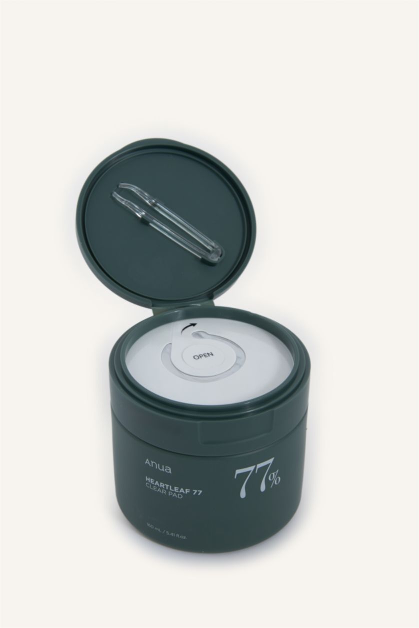 نساء بترولي غامق قطن تونر أنوا هارت ليف 77% بحمض التقشير لمكافحة المسام والرؤوس السوداء 160 مل