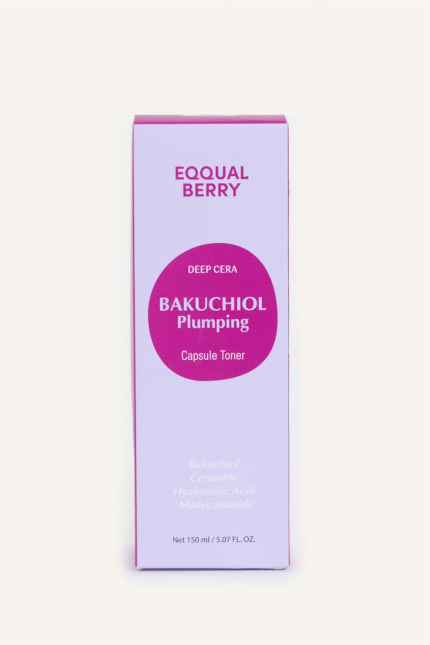 Woman Dark Pink EQQUALBERRY Bakuchiol Plumping Capsule Toner 150 ml with Hyaluronic Acid Madecassoside and Ceramide
