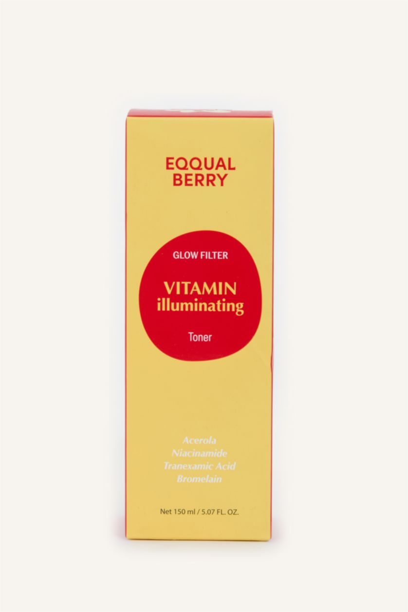 Woman Yellow Eqqualberry Vitamin Illuminating Toner Brightening & Anti-Rough Texture Vitamin C Toner
