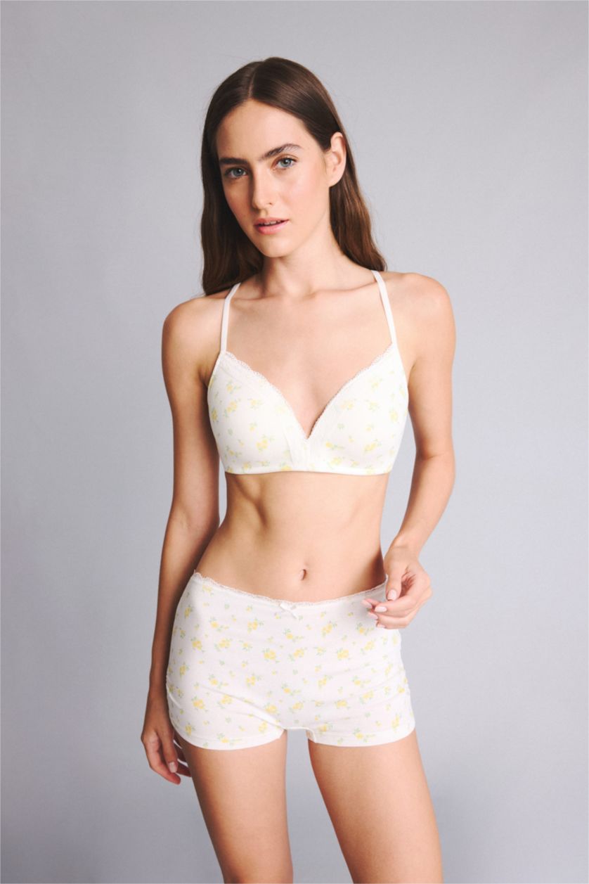 WOMAN Light Yellow Bra