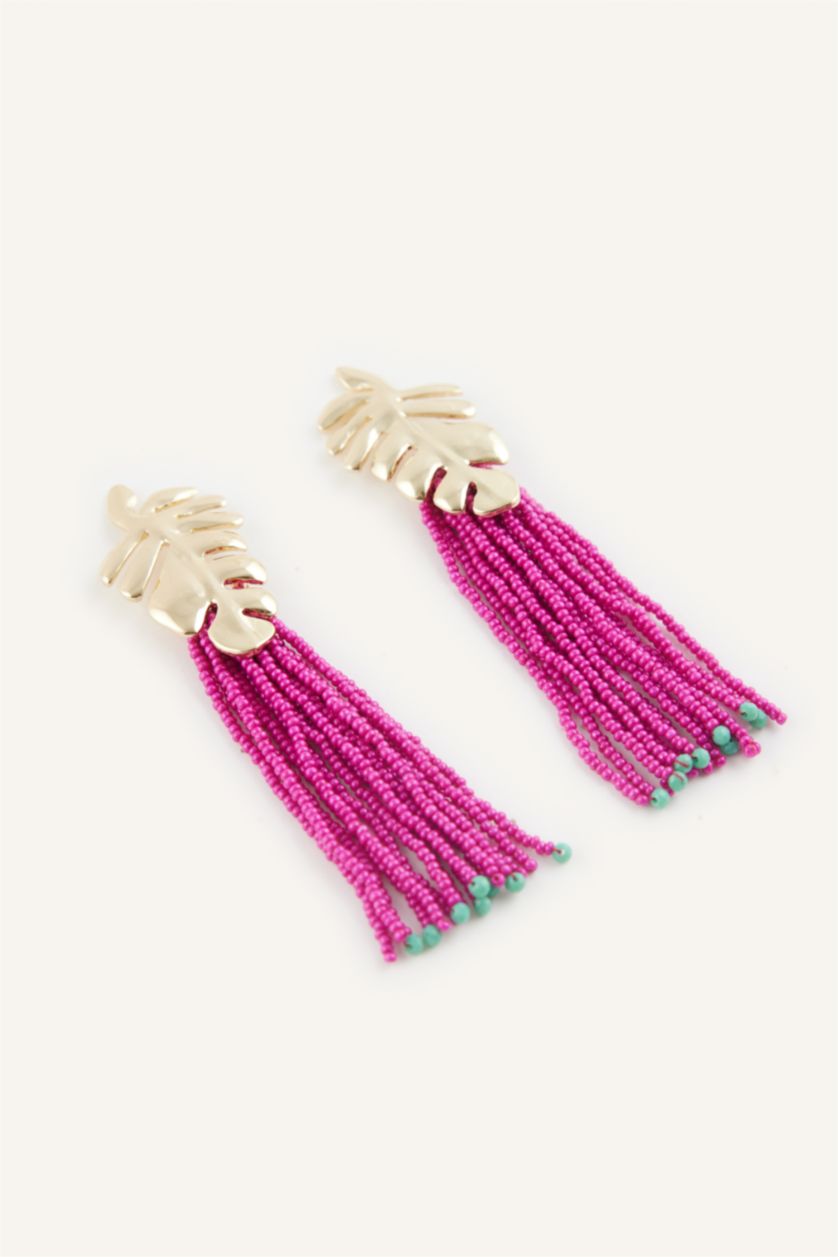 Women Fushsia Earring