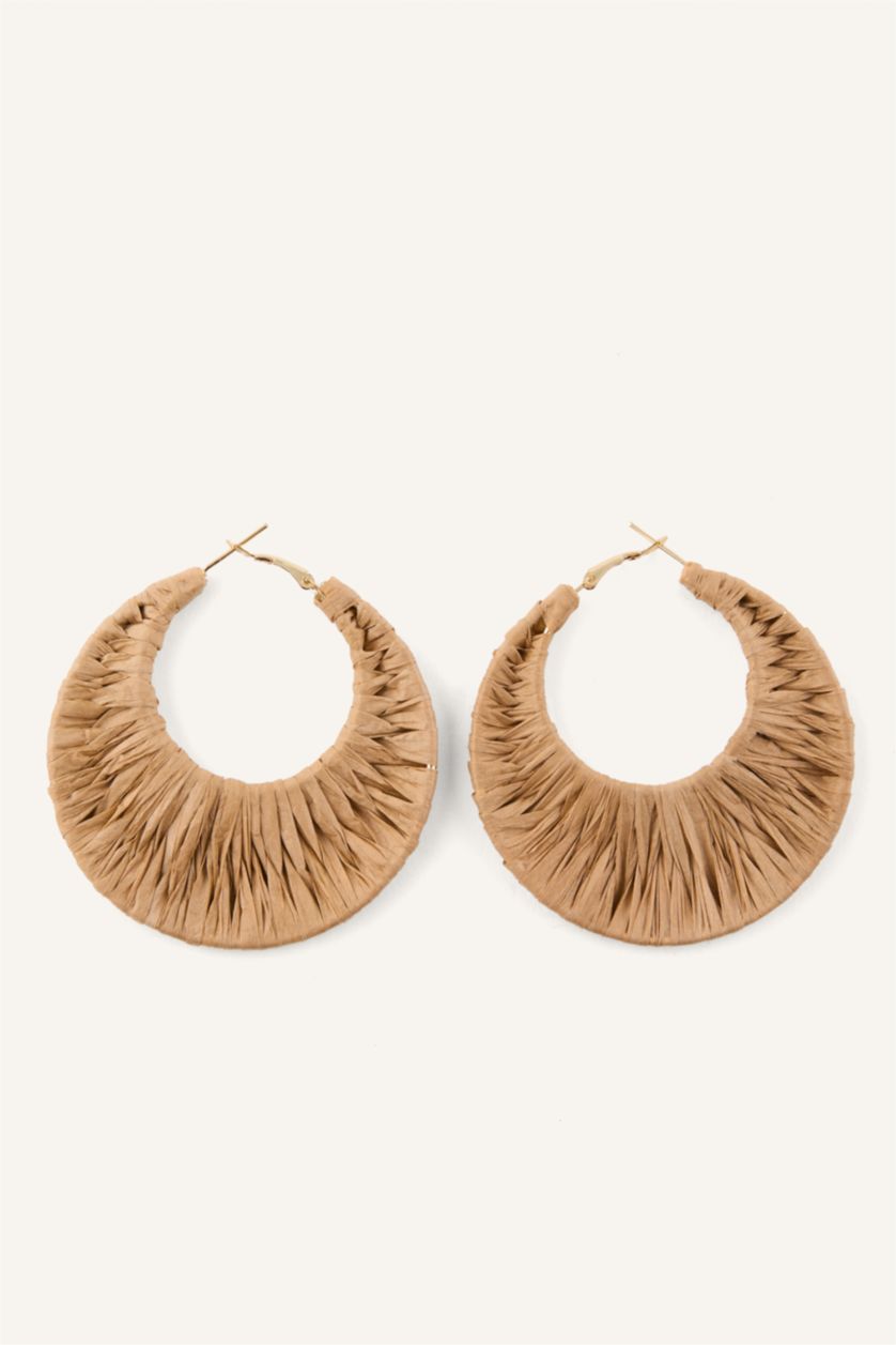 Women Light Brown Earring