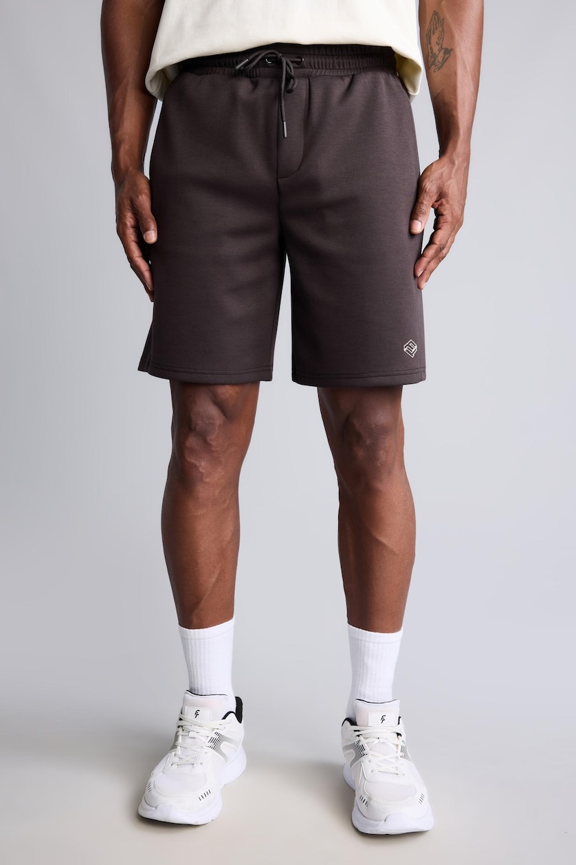 Man Brown Standard Fit Shorts