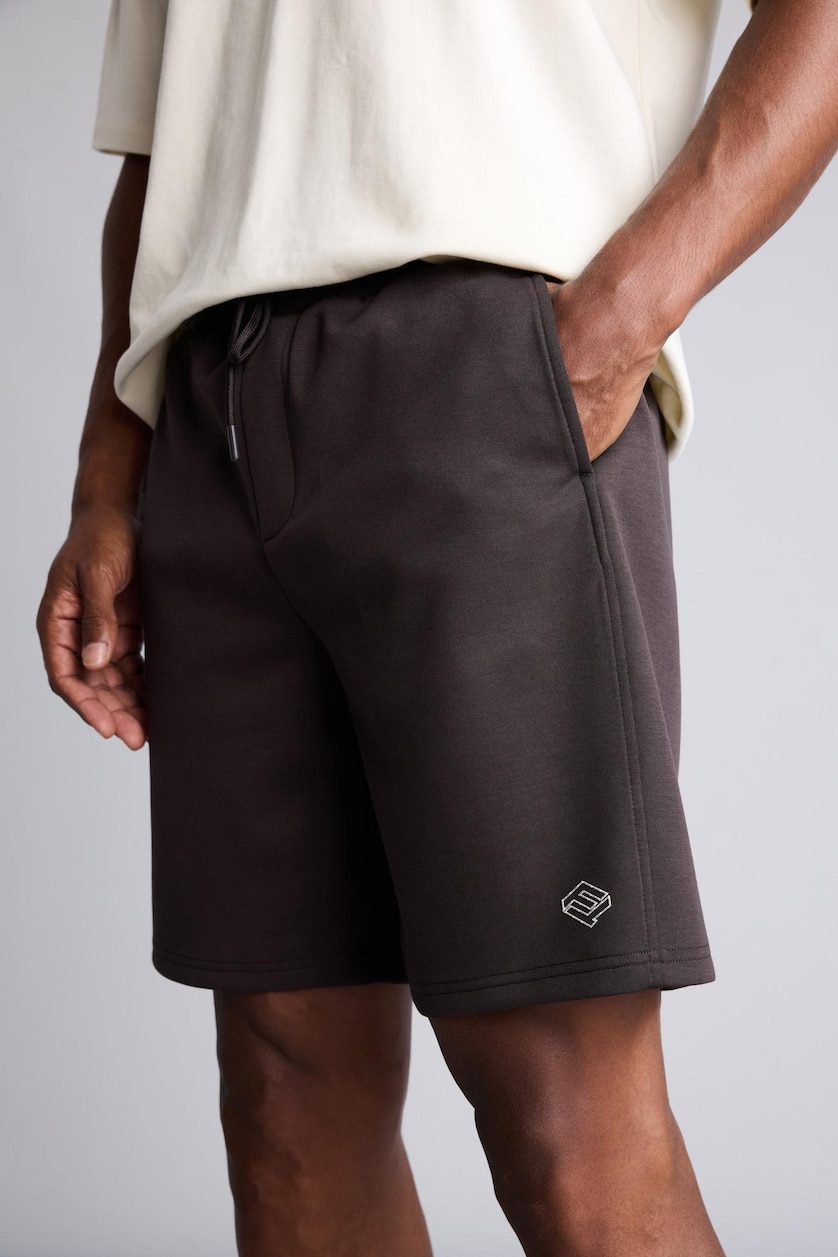 Man Brown Standard Fit Shorts
