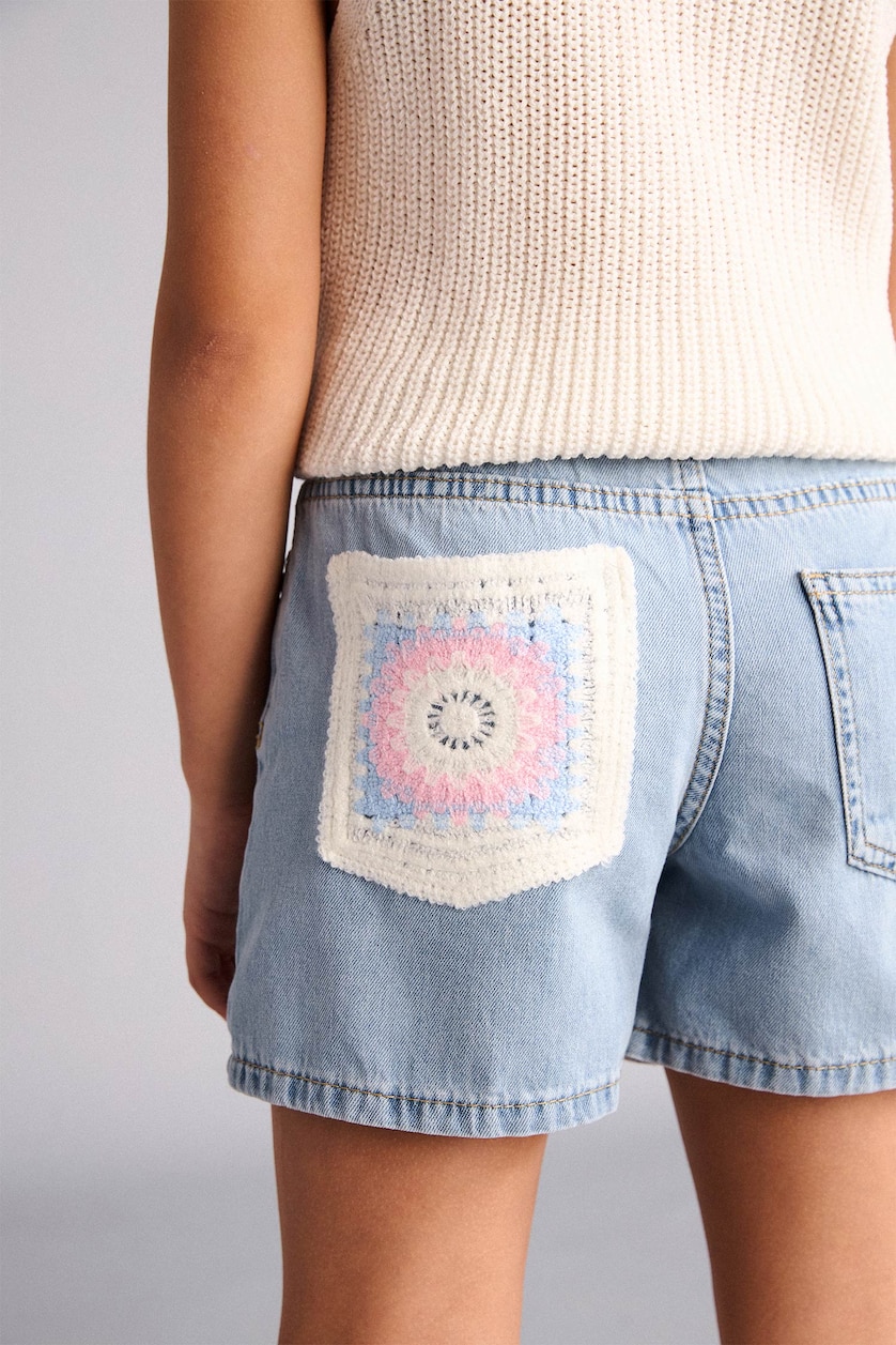 GIRLS & TEENS Light Blue Girl Denim Shorts