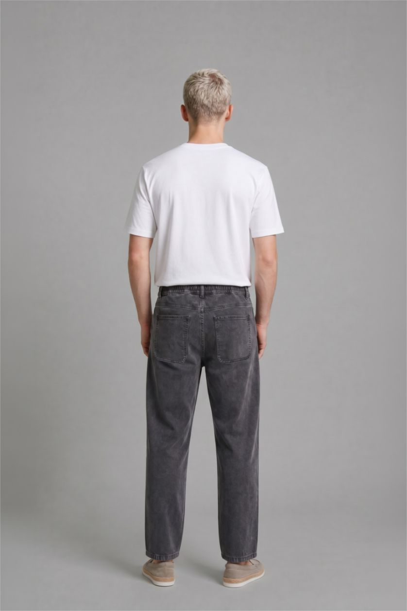 MAN Anthracite Wide Leg Jeans