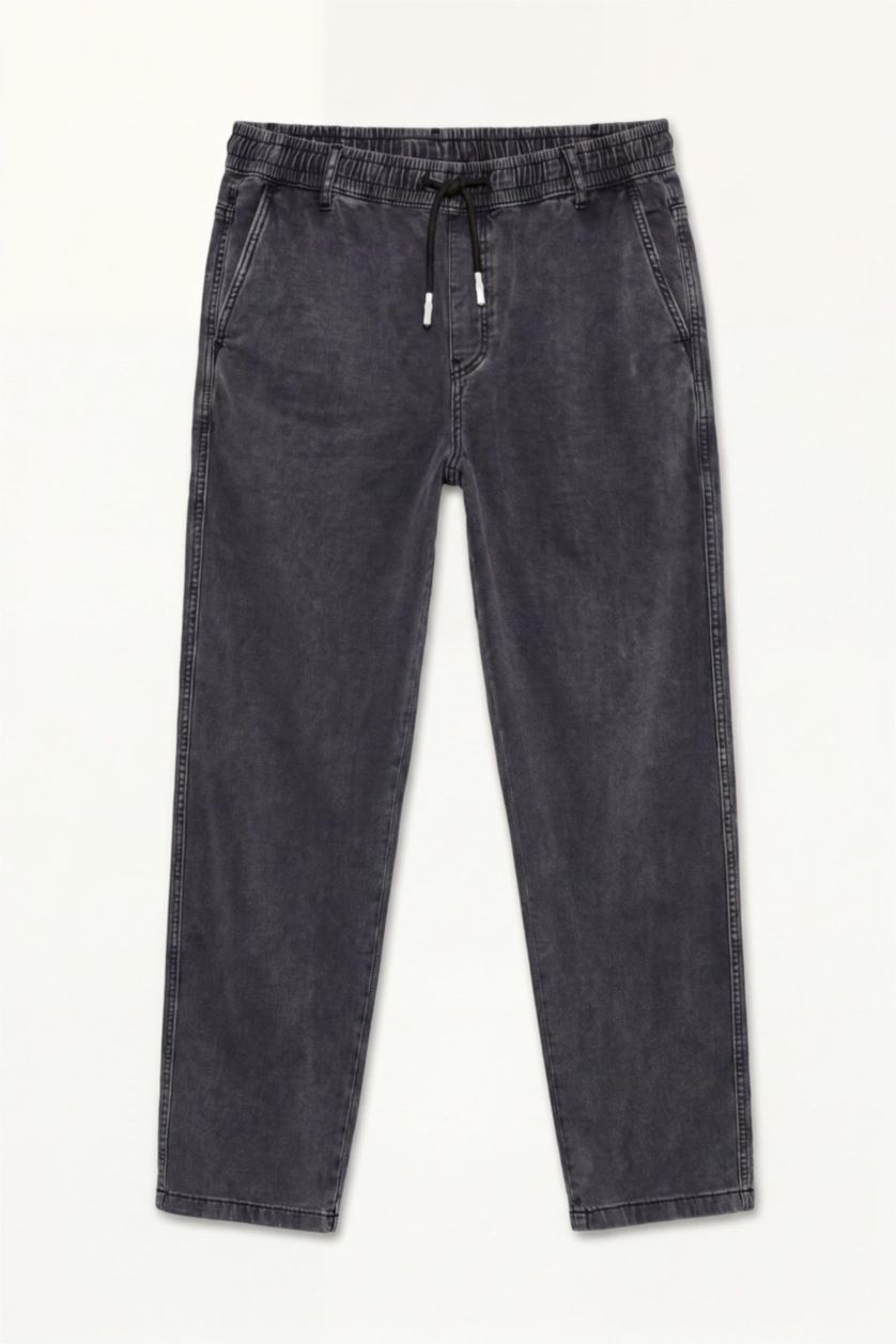 MAN Anthracite Wide Leg Jeans