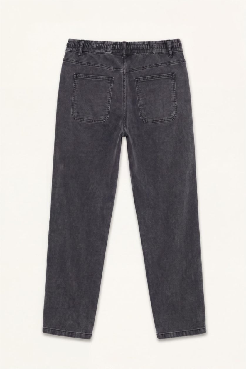 MAN Anthracite Wide Leg Jeans
