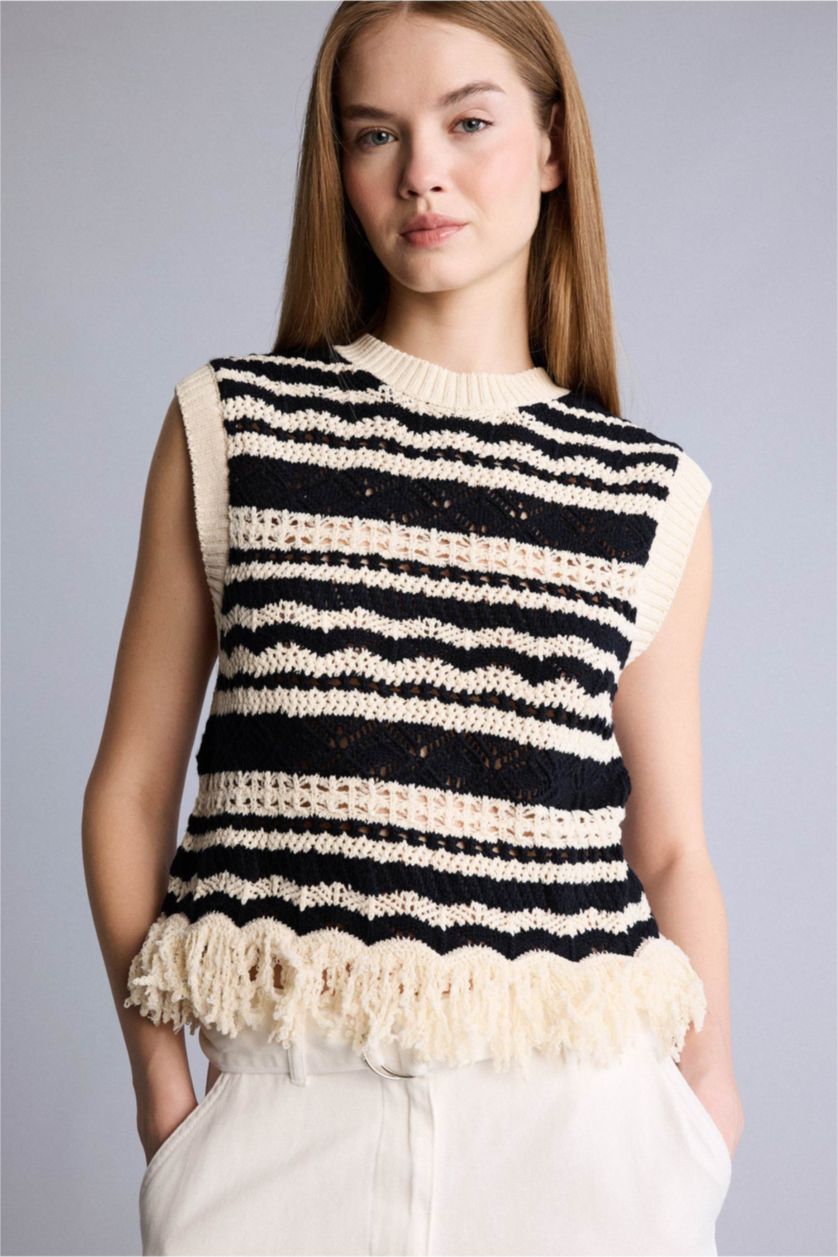 Kadın Ekru Regular Fıt Süveter