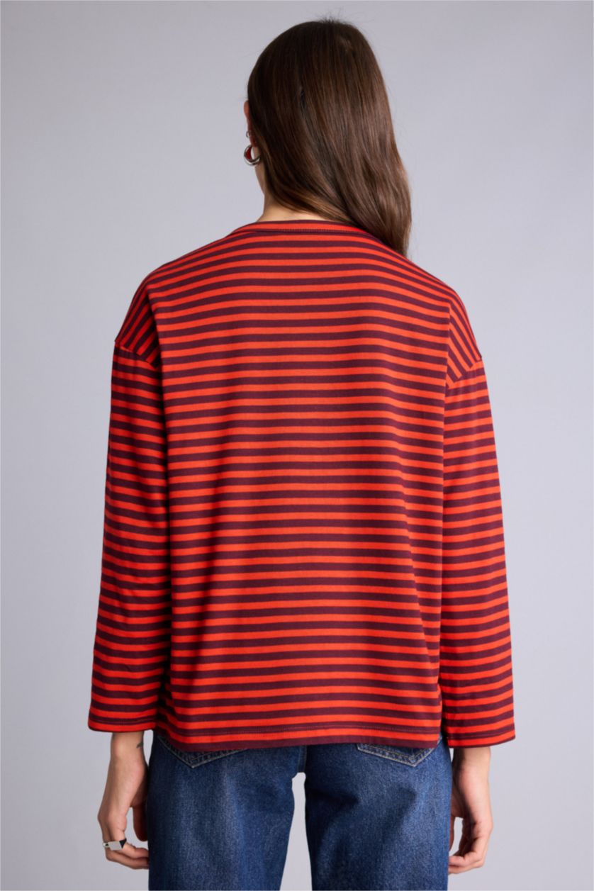 نساء أحمر Woman Long Sleeve T-Shirt