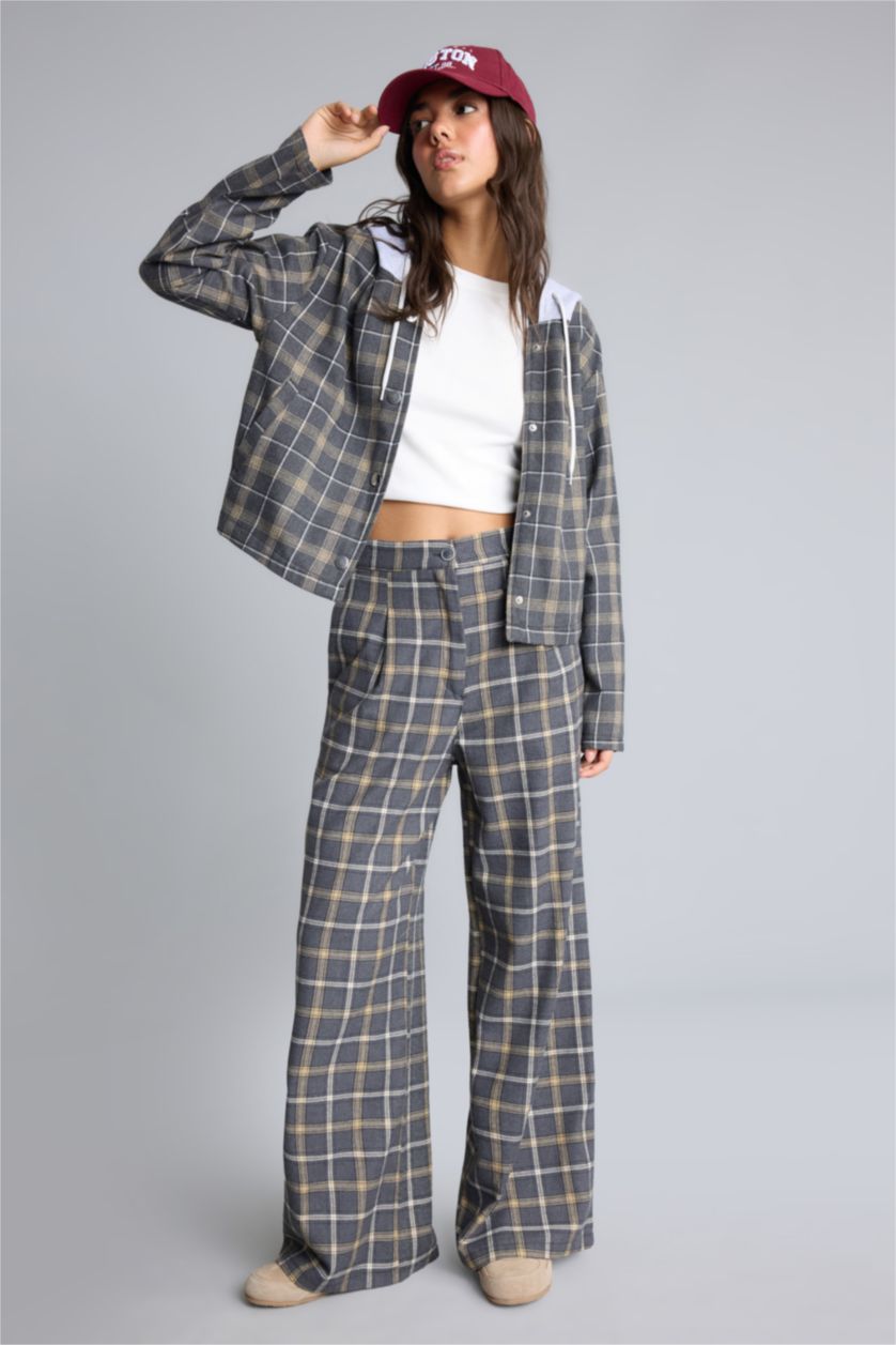 Women Light Grey High Waist jogger Trousers