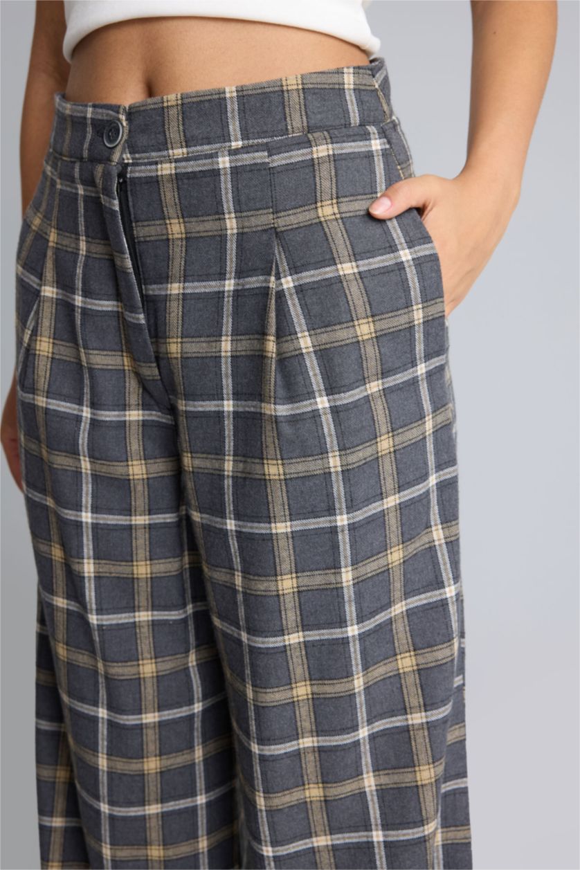 Women Light Grey High Waist jogger Trousers