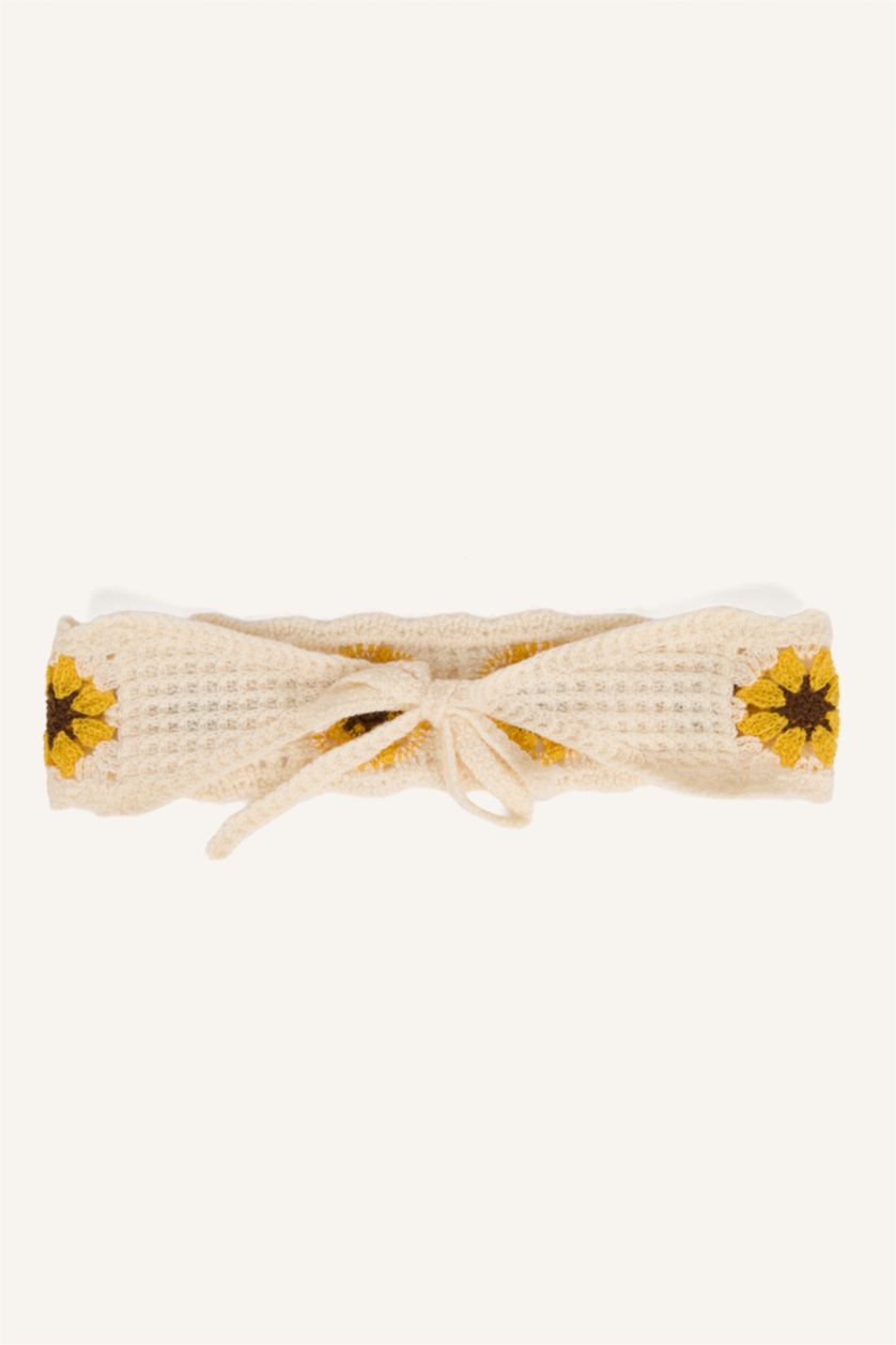 نساء بيج Woman Floral Headband