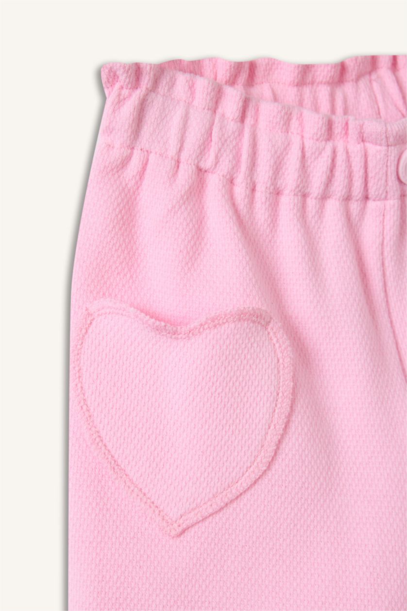 Kız Bebek Açık Pembe Şort Kız Bebek