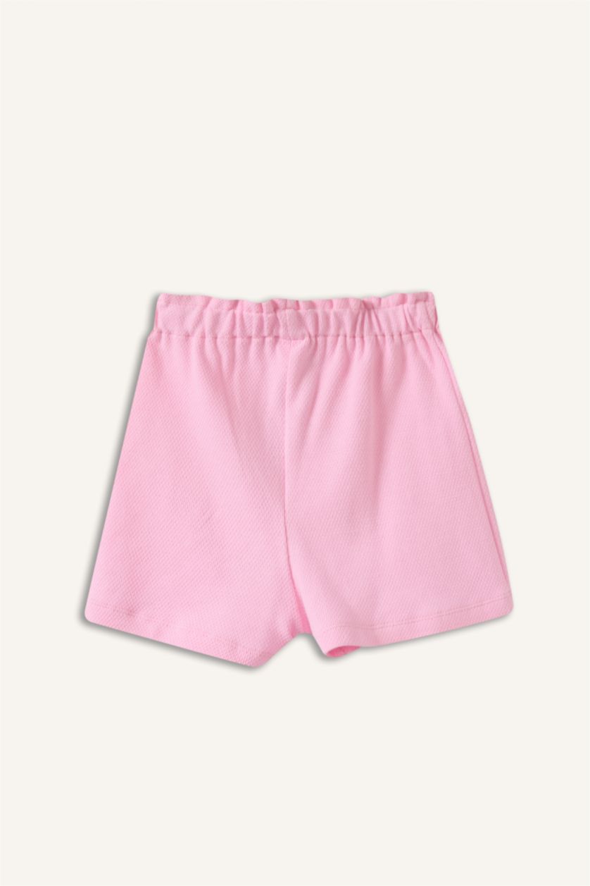 Kız Bebek Açık Pembe Şort Kız Bebek