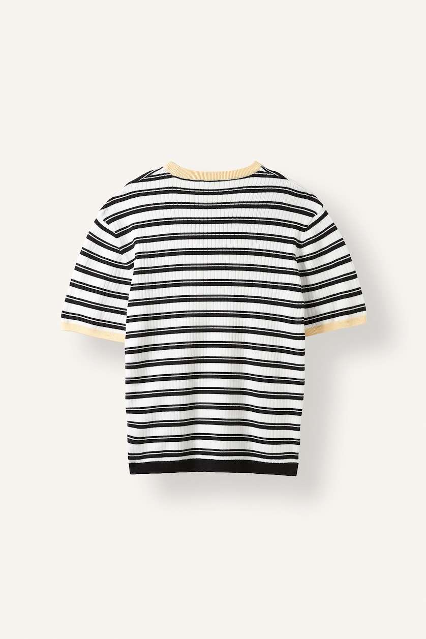 Men Ecru Relax Fit Short Sleeve T-Shirt