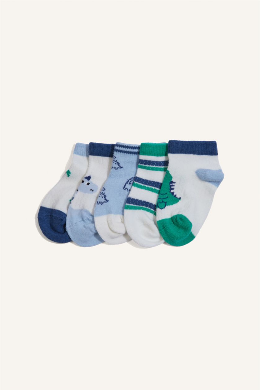Baby Boys Karma Baby Boy Printed 5 Piece Short Socks