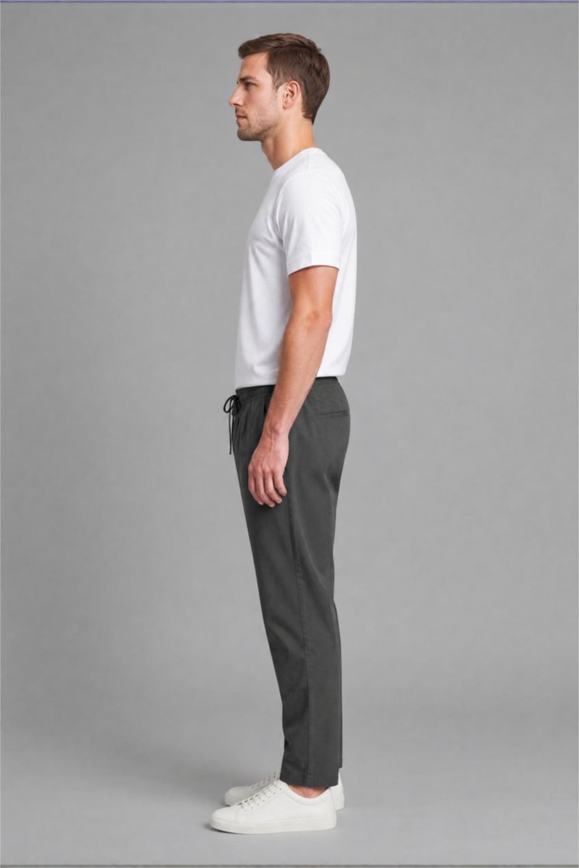 Erkek Antrasit Relaxed Fit Pantolon
