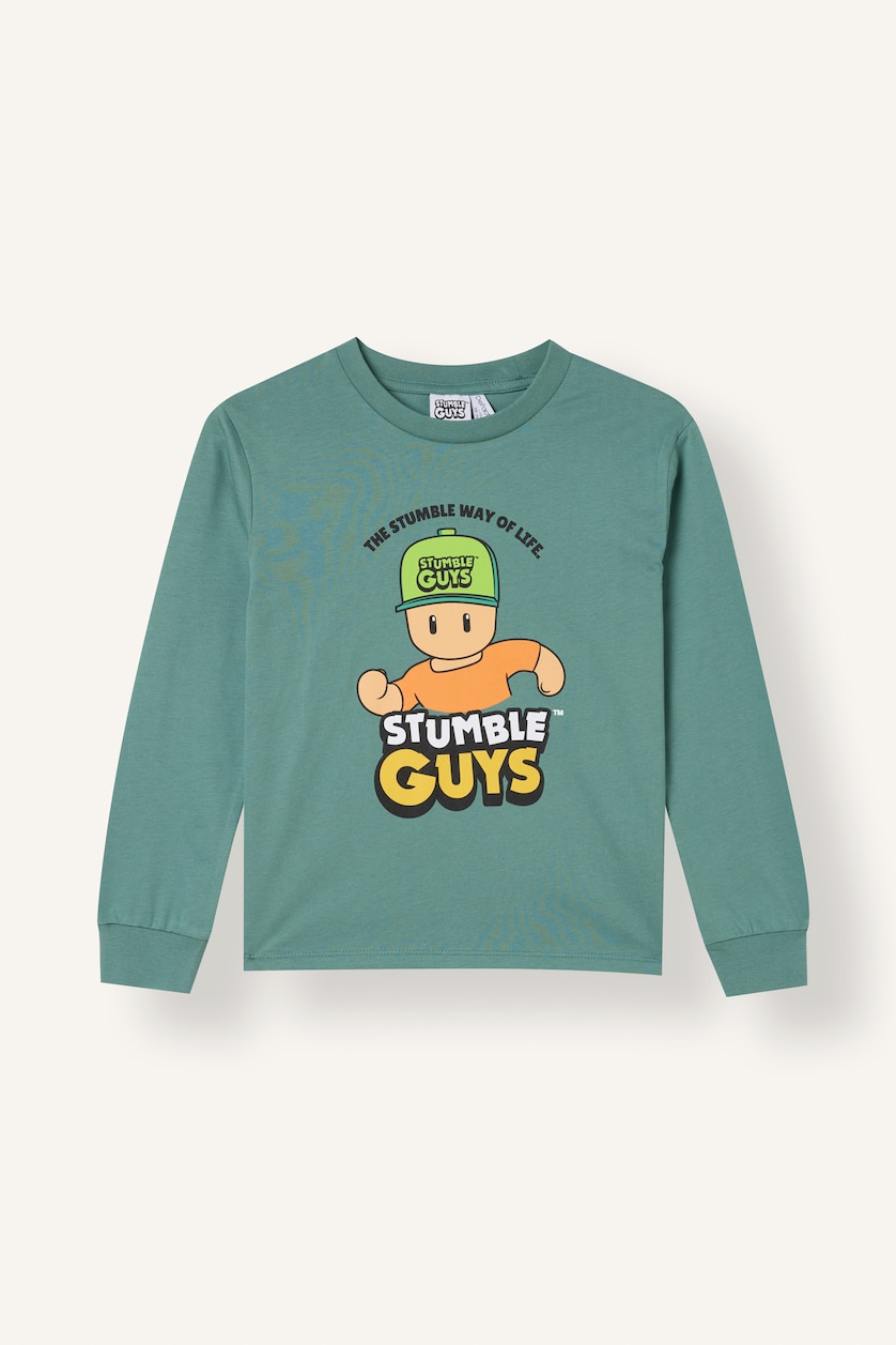 GARÇONS Vert Ensemble Pyjama imprimé Stumble Guys pour garçon