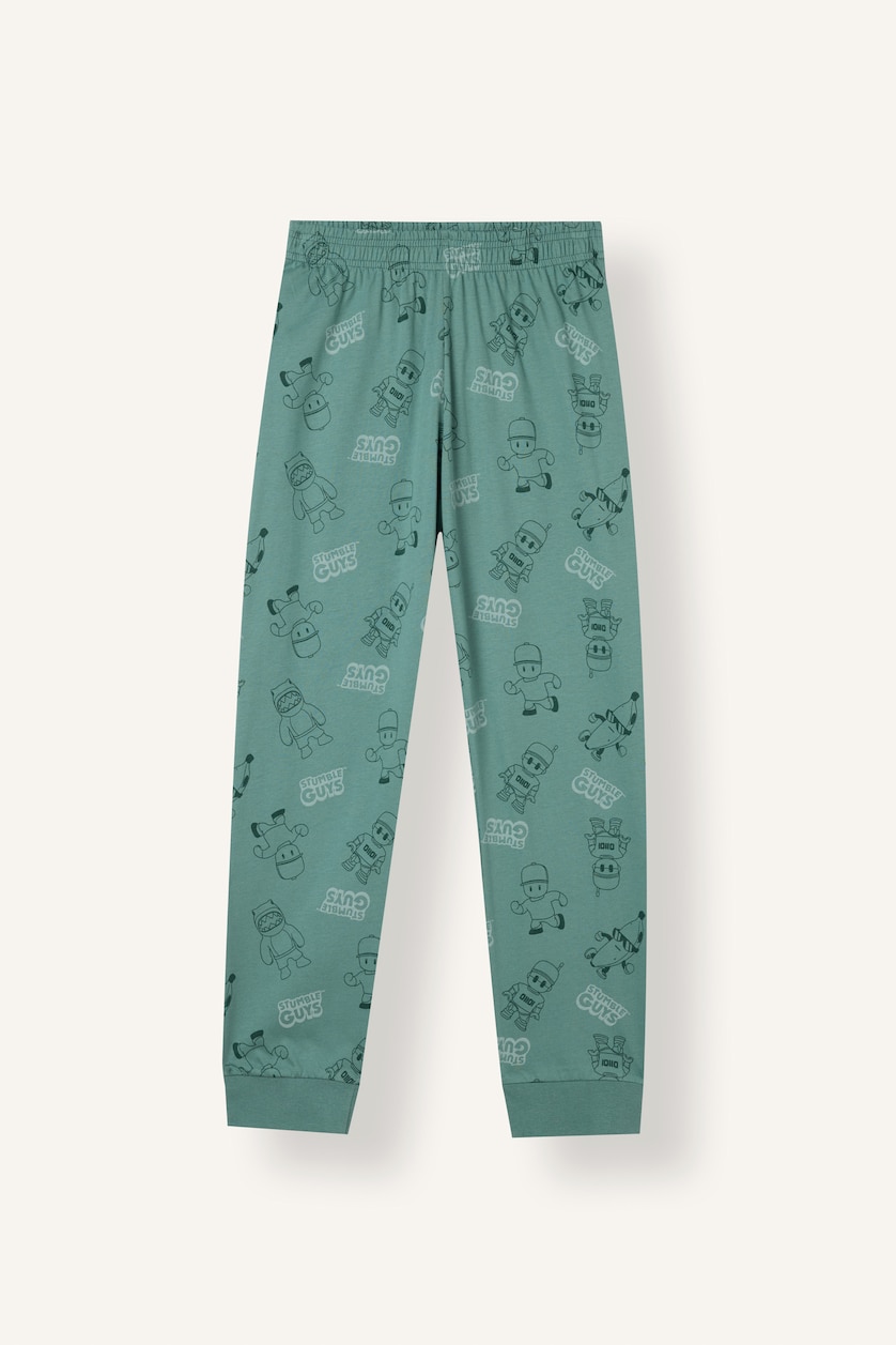 GARÇONS Vert Ensemble Pyjama imprimé Stumble Guys pour garçon