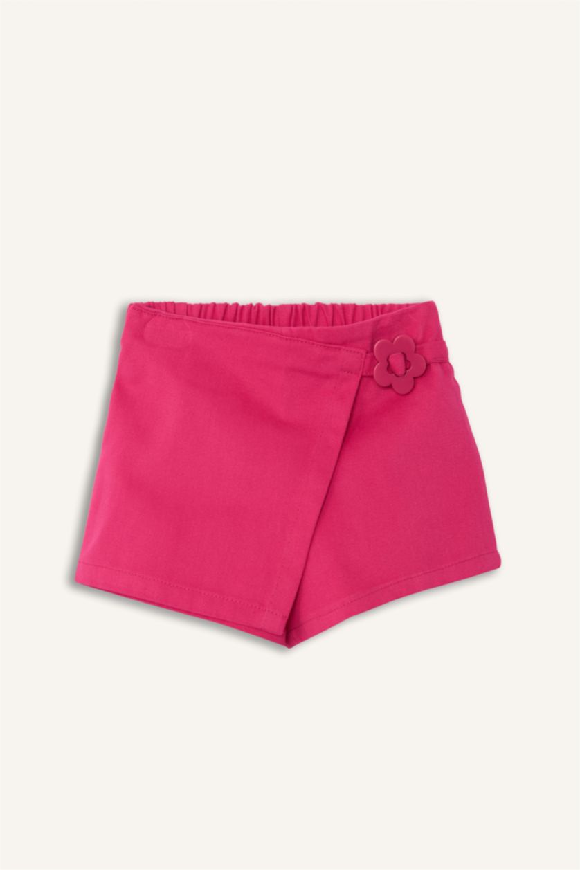 Baby Girl Pink Baby Girl Twill Basic Skirt