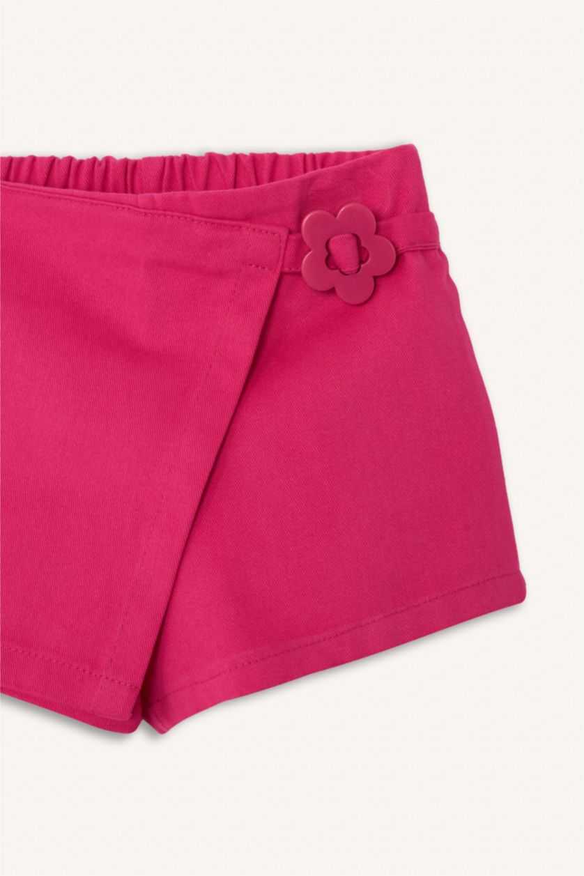 Baby Girl Pink Baby Girl Twill Basic Skirt