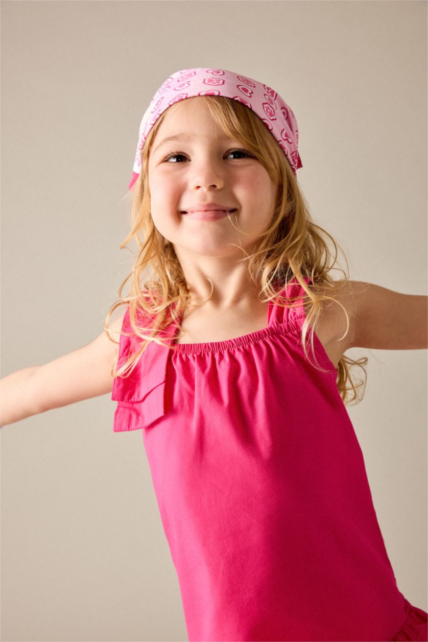 BÉBÉ FILLE Rose Robe en popeline à bretelles pour bébé fille