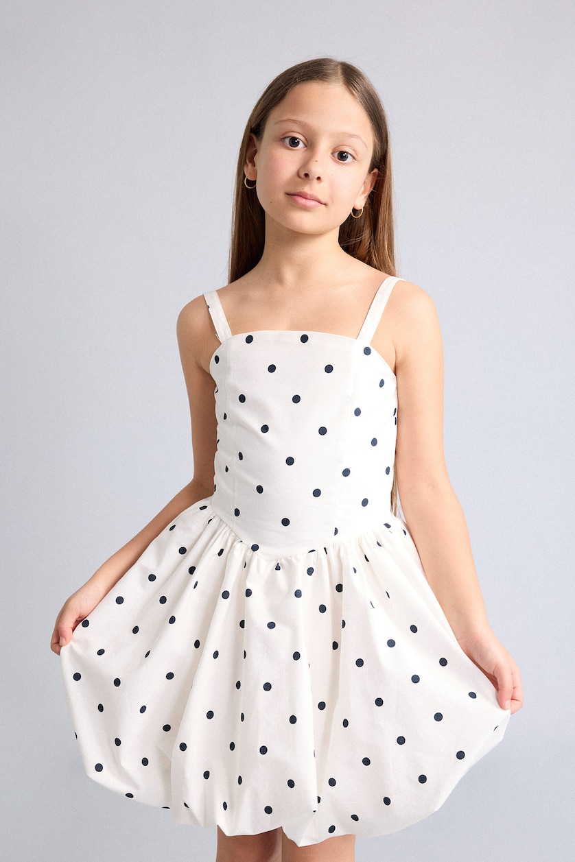 Young Girls - Teen Girls White Girl Strappy Woven Dress