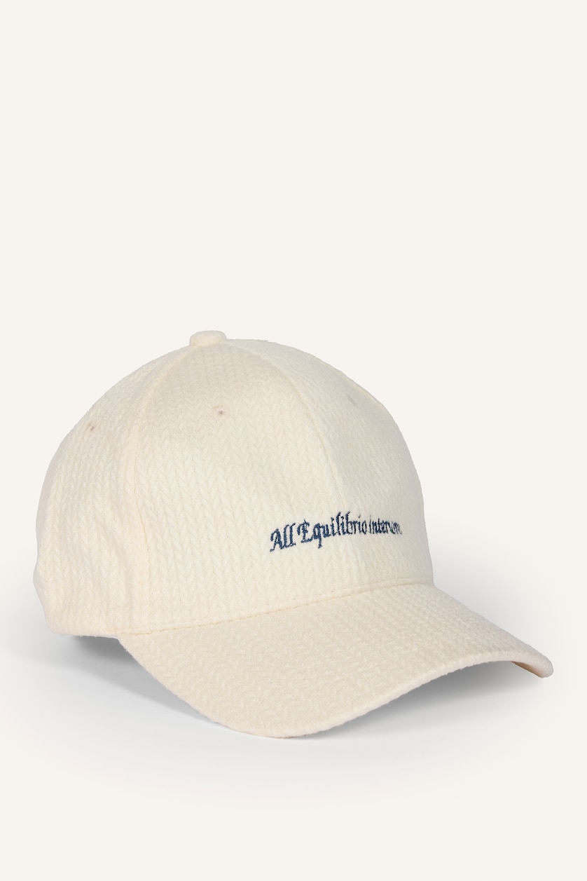 Women Beige Woman Embroidered Hat